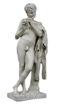 GRAND TOUR Faun Satyr Playing Flutes Roman Statue Sculpture 22 Reproduction