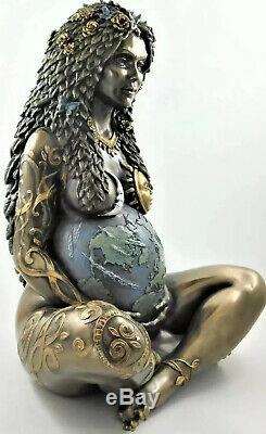 Gaia Mother Earth Goddess Figurine Statue Wiccan Pagan Altar 30cms UK