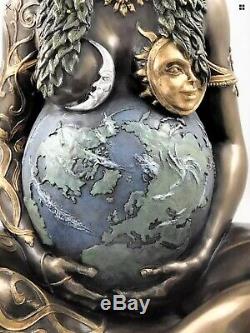 Gaia Mother Earth Goddess Figurine Statue Wiccan Pagan Altar 30cms UK