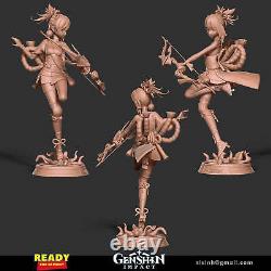 Genshin Impact Yoimiya Game Garage Kit Figure Collectible Statue Handmade