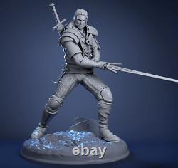 Geralt Witcher Garage Kit Figure Collectible Statue Handmade Gift