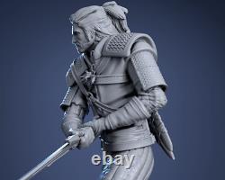 Geralt Witcher Garage Kit Figure Collectible Statue Handmade Gift