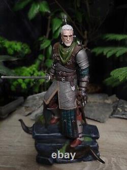 Geralt of Rivia figure The Witcher 3 Ursine armor Unique statue 11 inches