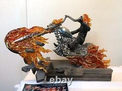 Ghost rider On Building Statue Diamond Select No 113 Marvel Uk Seller