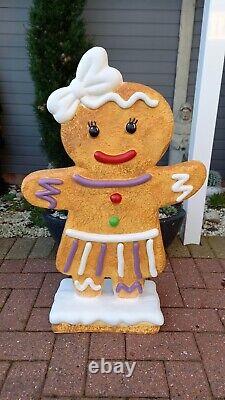 Gingerbread Girl Resin Statue / Figure Shop Display Advertising