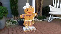 Gingerbread Girl Resin Statue / Figure Shop Display Advertising