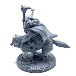 Goblin Warg Wolf Rider 8 Resin Figure Statue Rankin Bass The Hobbit LOTR