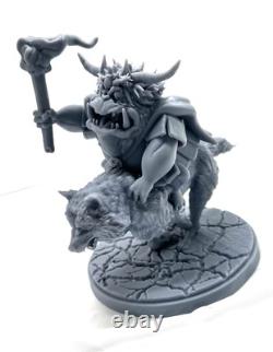 Goblin Warg Wolf Rider 8 Resin Figure Statue Rankin Bass The Hobbit LOTR