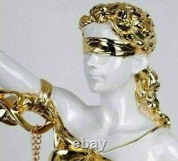 Goddess Of Justice Resin Statue Sculpture Figurine Tabletop Home Office Decor S