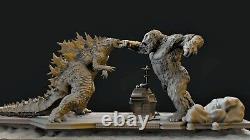 Godzilla vs Kong Diorama Garage Kit Figure Collectible Statue Handmade