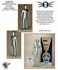 Gort Resin-Statue 40cm Ltd. Ed. 1951 Rocket USA