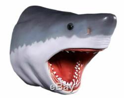 Great White Shark Head Wall Hanging Sculpture Trophy Resin Figure