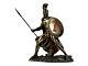Greek King Leonidas Warrior of Sparta Statue Sculpture Figure Bronze Finish