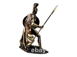 Greek King Leonidas Warrior of Sparta Statue Sculpture Figure Bronze Finish