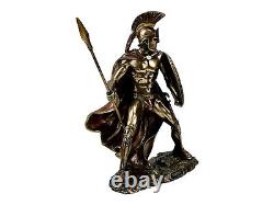 Greek King Leonidas Warrior of Sparta Statue Sculpture Figure Bronze Finish