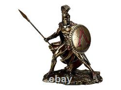 Greek King Leonidas Warrior of Sparta Statue Sculpture Figure Bronze Finish