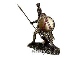 Greek King Leonidas Warrior of Sparta Statue Sculpture Figure Bronze Finish