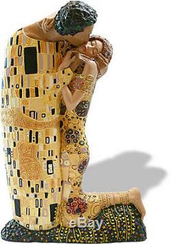 Gustav Klimt THE KISS Large Size Licensed Museum Sculpture Statue Figure