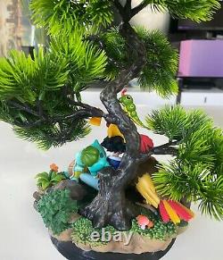 HUGE Ash & His Pokemon Statue! (RARE) Bonsai Tree Pikachu Figure Model Resin