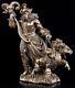 Hades Figure with Cerberus Greek God Hellhound Underworld Decorative Statue