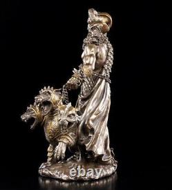 Hades Figure with Cerberus Greek God Hellhound Underworld Decorative Statue