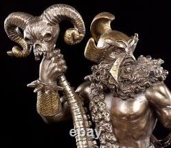 Hades Figure with Cerberus Greek God Hellhound Underworld Decorative Statue