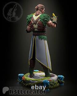 Halsin Resin Model Kit -Baldurs Gate 3 Large 18 scale 9 Inch statue