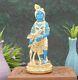Handmade Resin Hindu God Krishna With Cow Figure Statue For Home Office Decor