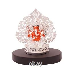 Handmade Resin Hindu God Tree Ganesha Figure Statue For Home Office Decor