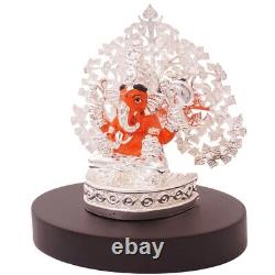 Handmade Resin Hindu God Tree Ganesha Figure Statue For Home Office Decor