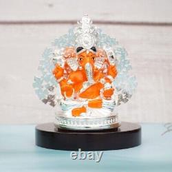 Handmade Resin Hindu God Tree Ganesha Figure Statue For Home Office Decor