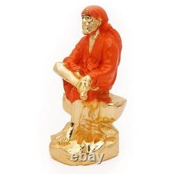 Handmade Resin Religious Sai Nath Baba Figure Statue For Home Office Decor