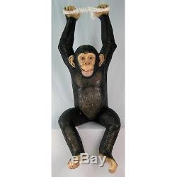 Hanging Chimpanzee Monkey Figure 98.5cm Garden/indoor Patio Resin Fibreglass