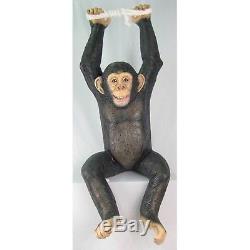 Hanging Chimpanzee Monkey Figure 98.5cm Garden/indoor Patio Resin Fibreglass