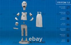 Happy Burger Unpainted Resin Kits Model GK Statue Figure 3D Print 23cm 1/8 Scale