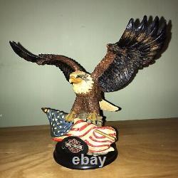 Harley Davidson Motorcycles Large Resin Detailed Eagle Ornament Statue Figure