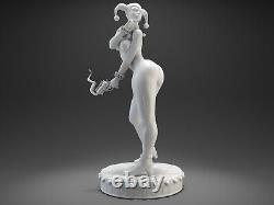 Harley Quinn Woman Unpainted Unassembled Resin 3D printed Model Figure NSFW