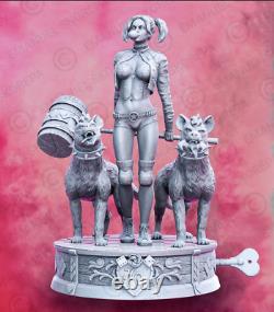 Harley Quinn and Hyenas Comics Garage Kit Figure Collectible Statue Handmade