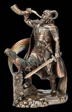 Heimdall Figure Veronese Statue God Aesir Nordic Viking Guardian Gods