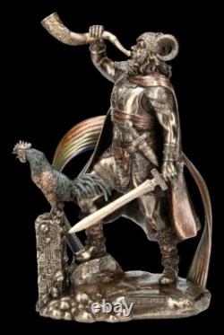 Heimdall Figure Veronese Statue God Aesir Nordic Viking Guardian Gods