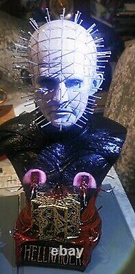 Hellraiser (Half Scale)RARE Pinhead Horror Resin Bust (LIGHT NOT INCLUDED)
