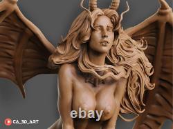Hellwitch Statue SFW & NSFW 8K 3D Printed Resin 10cm to 35cm