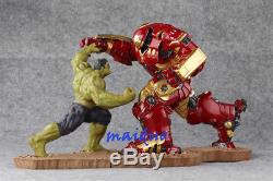 Hulk VS Hulkbuster MK44 Statue Resin Collection Model Figure Colorful Gift New