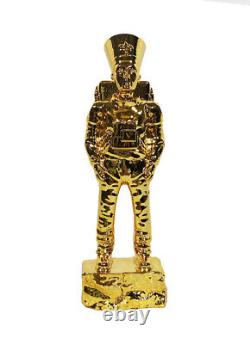 IMBUE ART Pair of Ltd Edition Sculptures Gold Ancient Astronauts rare/sold out