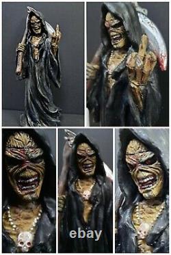 IRON MAIDEN 9 EDDIE Grim Reaper FIGURE Custom Figurine Resin Statue Death NEW