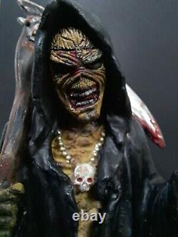 IRON MAIDEN 9 EDDIE Grim Reaper FIGURE Custom Figurine Resin Statue Death NEW