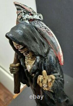 IRON MAIDEN 9 EDDIE Grim Reaper FIGURE Custom Figurine Resin Statue Death NEW