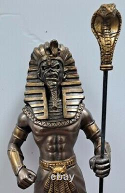 IRON MAIDEN Eddie Powerslave FIGURE Pharaoh HUGE Custom Resin Figurine Statue