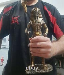 IRON MAIDEN Eddie Powerslave FIGURE Pharaoh HUGE Custom Resin Figurine Statue