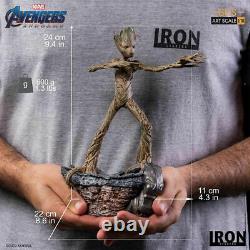 IRON STUDIOS AVENGERS ENDGAME GROOT BDS ART SCALE 1/10 FIGURE STATUE 24cm/9.5